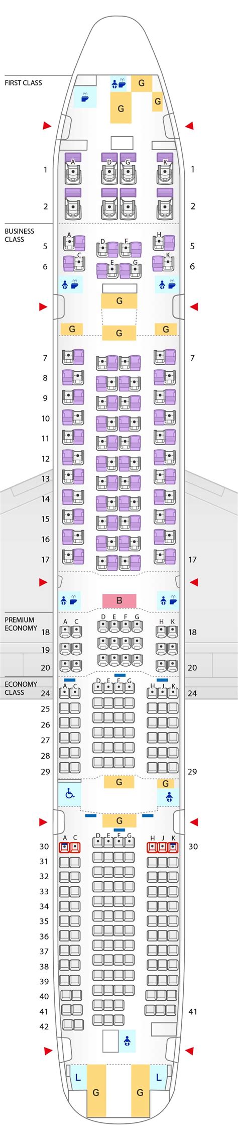 boeing 777-300 seating|Seat Map of Boeing 777.